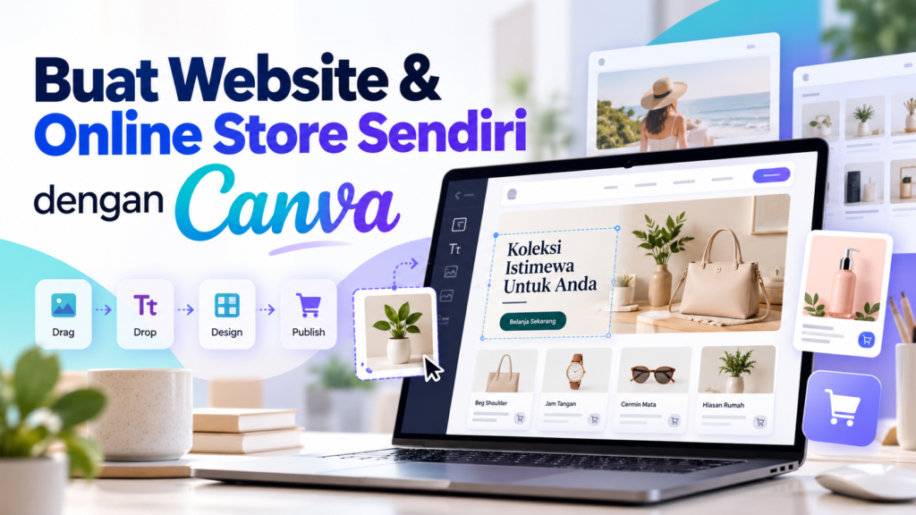 Buat Website & Online Store sendiri dengan Canva